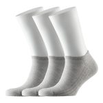 Носки мужские низкие Hesler кардная пряжа 41-43 серые (3 пары)
