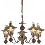 Люстра потолочная Arte Lamp Trattoria E14 300 Вт 13 кв.м (A5664LM-5AB)