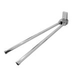 Полотенцедержатель WasserKraft Lopau K-6000 430 мм двойной поворотный на шуруп металл хром (K-6031)