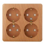 Розетка Systeme Electric Этюд накладная бук со шторками (PA16-208T)