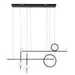 Светильник светодиодный подвесной Arte Lamp Polaris 3000-5700К 85 Вт 12,5 кв.м черный IP20 (A2610SP-85BK)