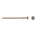 Саморезы по дереву 80x5,0 мм потайная головка конструкционные (8 шт.)