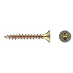 Саморезы универсальные 30x4,0 мм желтые (200 шт.)