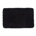 Коврик для ванной черный 90х57 см WasserKraft Kammel (BM-8316)