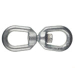 Вертлюг петля-петля d16 мм оцинкованный