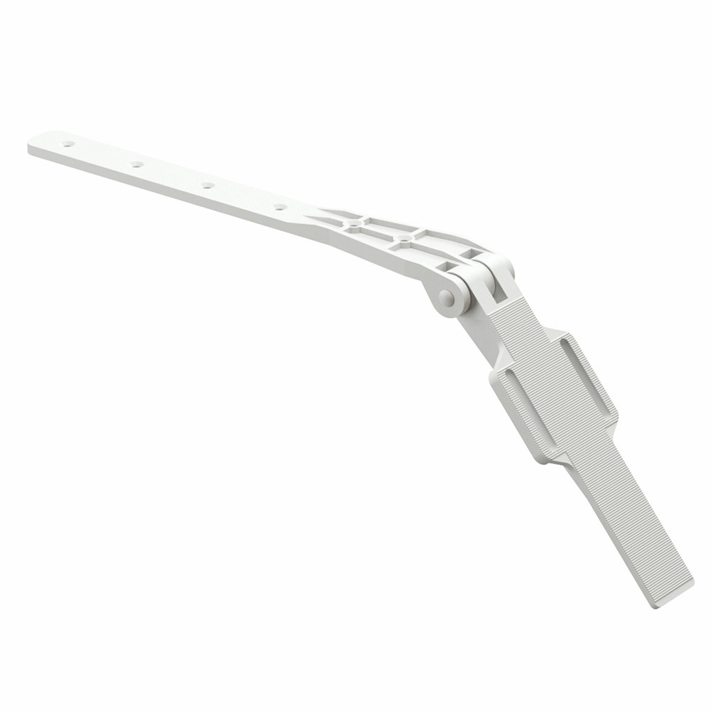 original-6519.jpg Крепление Docke Premium для кронштейна d120 мм белое RAL 9003 регулируемое — изображение 1