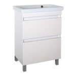 Тумба под раковину АСБ-Мебель Коста 60 см напольная белая (11493)