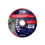 Круг отрезной по металлу Tytan Professional 125х22,22х1 мм (11586)