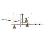 Люстра потолочная Arte Lamp Jacob E27 360 Вт 10 кв.м (A7029PL-9BK)