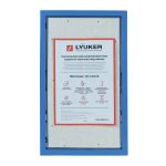 Люк ревизионный под плитку Lyuker К стальной 500х300 мм скрытый нажимной