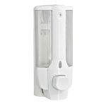 Диспенсер для мыла Solinne 380 мл пластик белый (1628)