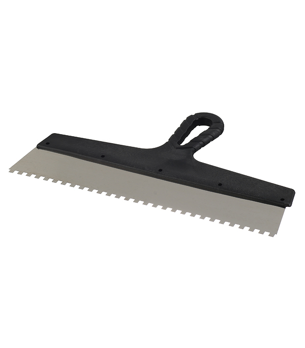 original-7526.jpg Шпатель зубчатый 350х6 мм с пластиковой ручкой (131155) — изображение 1