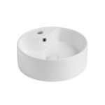 Раковина Abber Bequem 41 см накладная белая (AC2104)