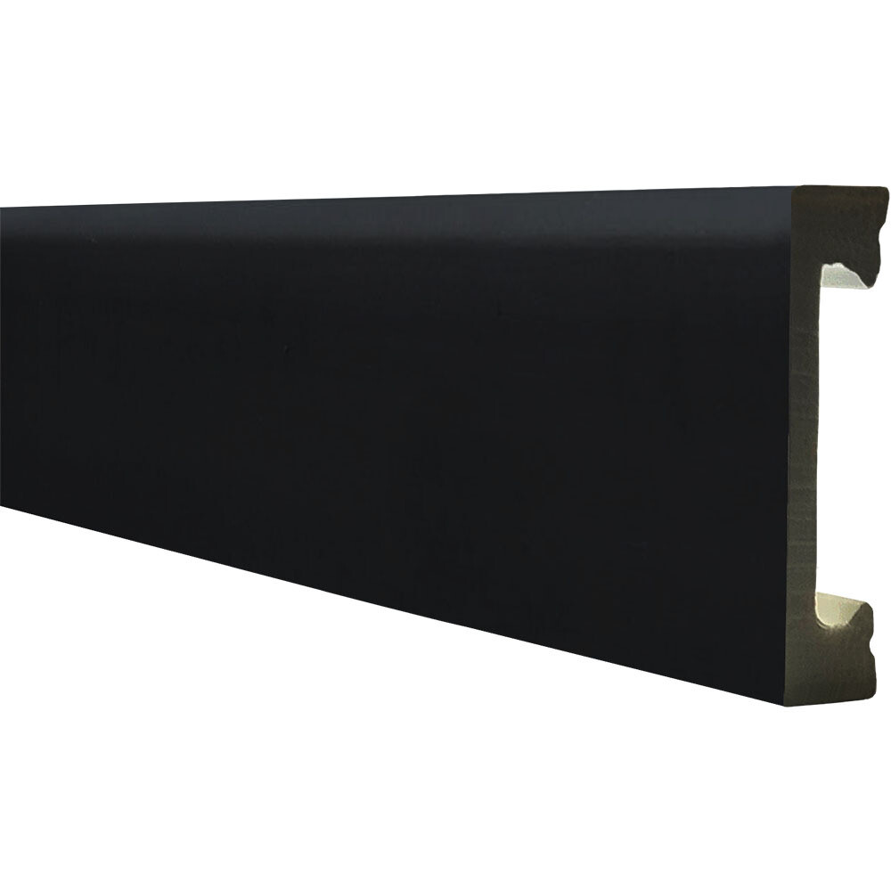 original-7654.jpg Плинтус экополимер Winart Pro Quadratum 65х16х2000 мм черный матовый (90.65.001.023) — изображение 1