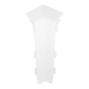 Угол внутренний Wimar Quadro 100 мм белый матовый Г-профиль (2 шт.)