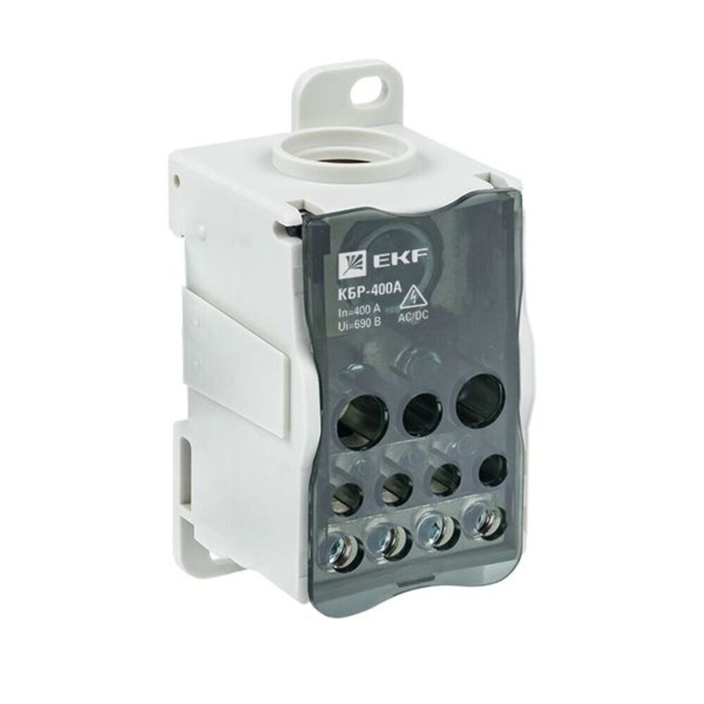 original-7766.jpg Блок распределительный EKF PROxima на DIN-рейку и монтажную панель 52х98х53 мм 690 В IP20 400 А (plc-kbr400) — изображение 1