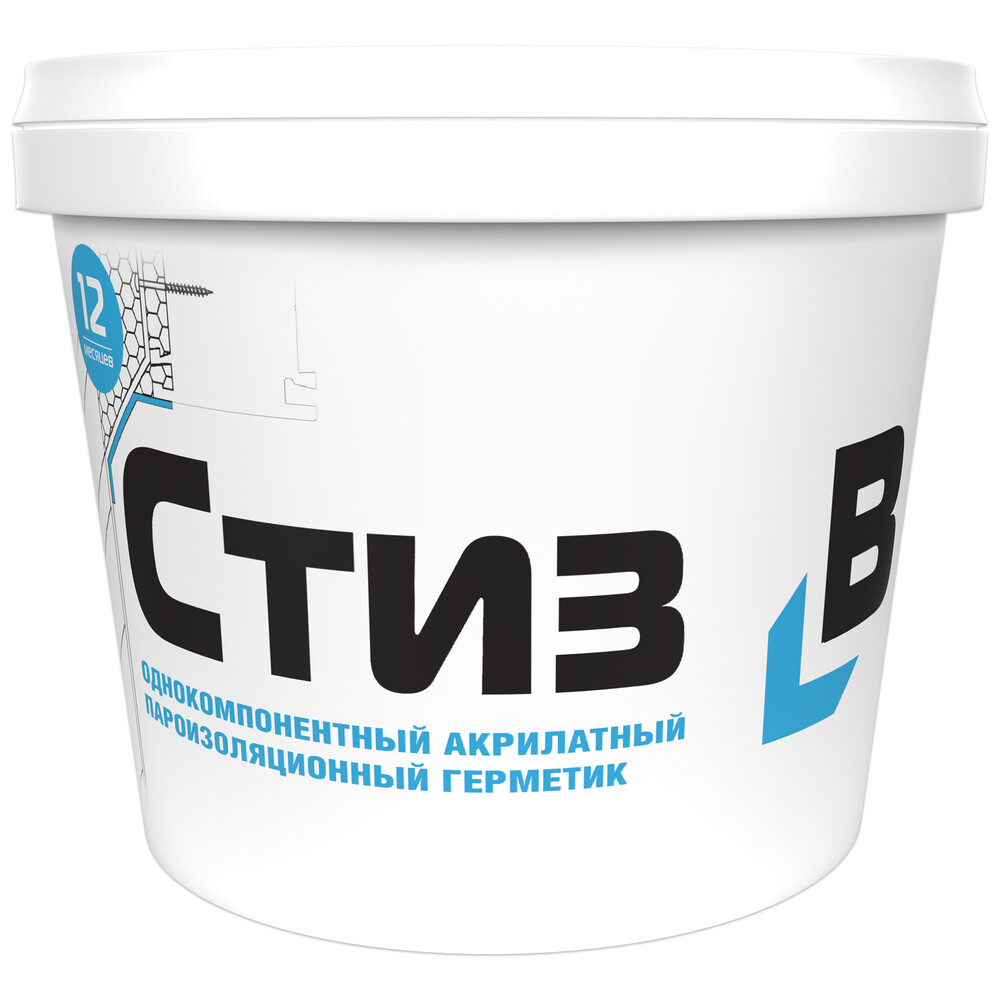 original-782.jpg Герметик акриловый пароизоляционный внутренний Сазиласт Стиз В белый 3 кг — изображение 1