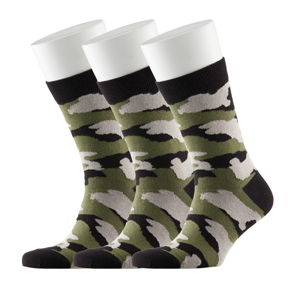 original-7822.jpg Носки мужские Hesler кардная пряжа 41-43 камуфляж (3 пары) — изображение 1