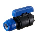 Кран шаровой ПНД Valfex компрессионный переходной 25х1/2 ВР(г)