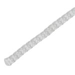 Шнур вязаный полипропиленовый 8 прядей белый d5 мм