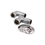 Соединитель угловой для полотенцесушителя VRT 1 ВР(г) х 1 НР(ш) хром