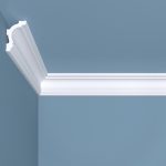 Плинтус потолочный из экополимера ударопрочный 45х30х2000 мм Bello Deco XPS К8
