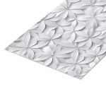 Панель стеновая АБС пластик для кухни 3000х600х1,5 мм цветочный паттерн