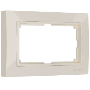 Рамка для двойной розетки Werkel Snabb Basic слоновая кость (a051293)