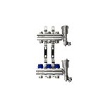 Коллекторная группа Ридан FHF-3R 1 ВР(г) х 3 выхода 3/4 НР(ш) ЕК х 1 ВР(г)