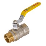 Кран шаровой газовый СТМ 1 ВР(г) х 1 НР(ш) ручка (CGFMH001)