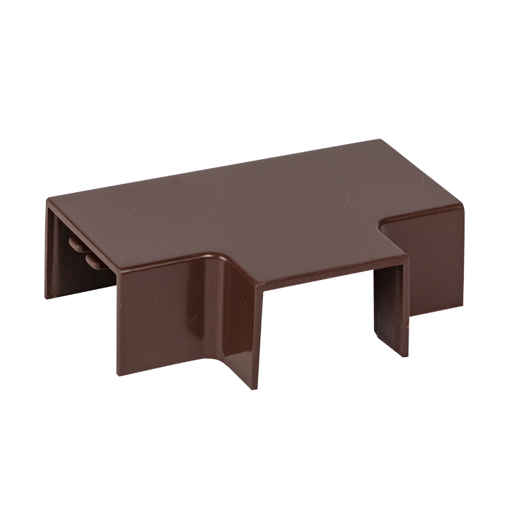 original-8653.jpg Тройник для кабель-канала EKF 25х16 мм темное дерево (4 шт.) (tchd-25-16x4) — изображение 1