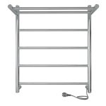 Полотенцесушитель электрический Indigo Line с полкой 600х525 мм 65 Вт хром