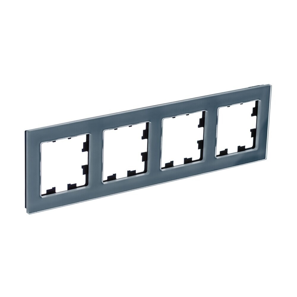 original-873.jpg Рамка Systeme Electric AtlasDesign Nature четырехместная грифель (ATN360704) — изображение 1