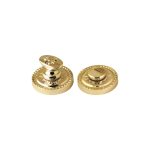 Фиксатор Armadillo BK6 круглая розетка золото