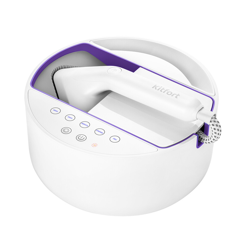 original-8777.jpg Отпариватель ручной Kitfort КТ-9110-1 2180 Вт 0,6 л белый — изображение 1