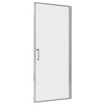 Душевая дверь Abber стекло прозрачное 80х195 см профиль хром 6 мм распашная (AG04080)