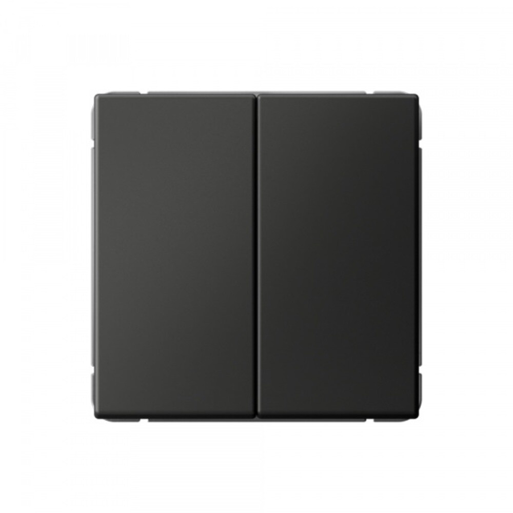 original-9551.jpg Переключатель Systeme Electric ArtGallery двухклавишный встраиваемый базальт (SE GAL001465) — изображение 1