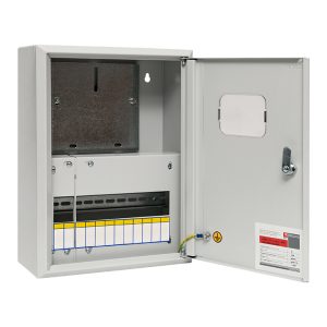 Щит учетно-распределительный навесной EKF PROxima ЩУРн 1/12 металлический IP31 400х300х140 мм 12 модулей с монтажной панелью