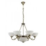 Люстра подвесная Freya Herbert E27 540 Вт 36 кв.м (FR2012-PL-09-BZ)