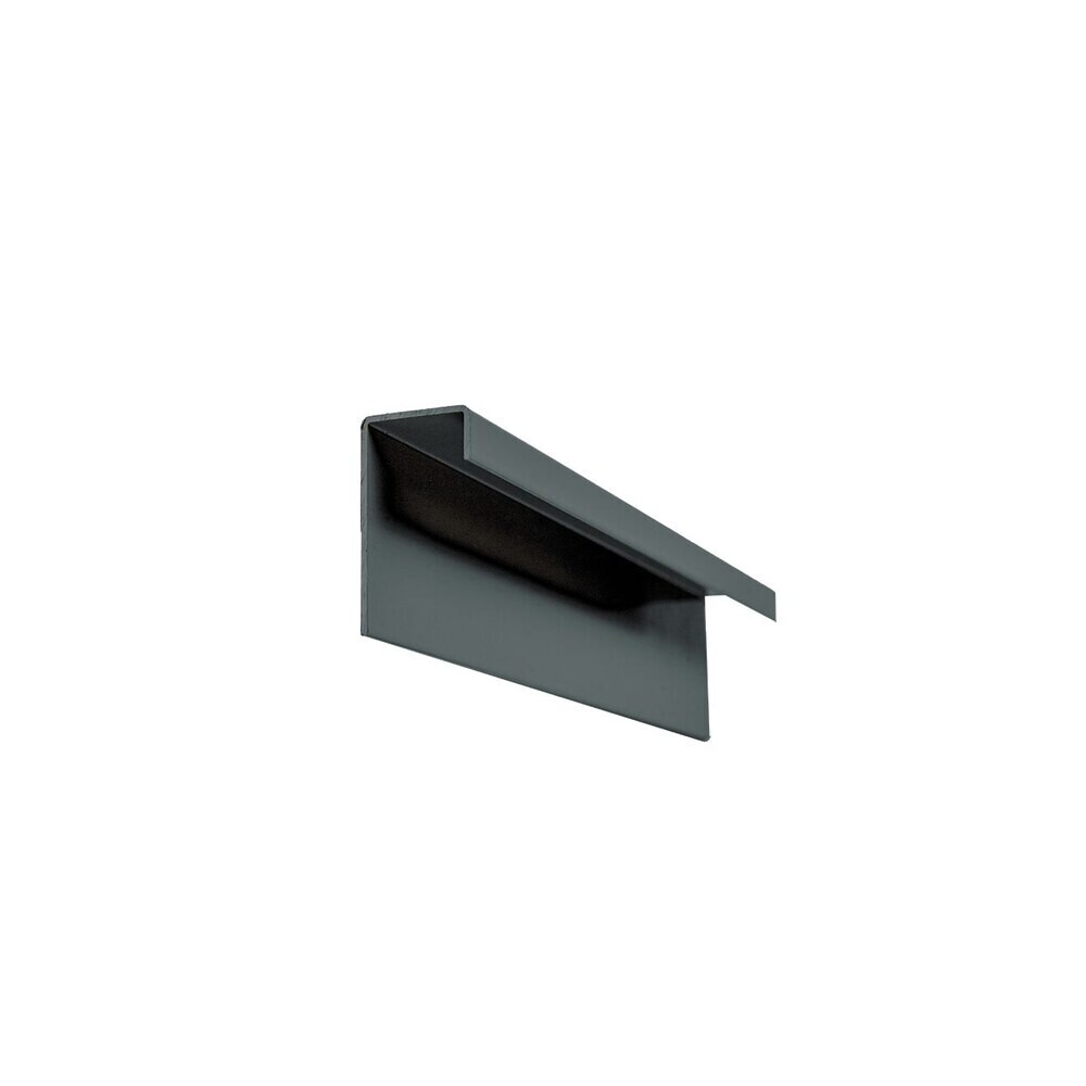 original-9773.jpg J-профиль для фиброцементного сайдинга Fibra Plank 3000х41,9 мм графитовый серый соединительный — изображение 1