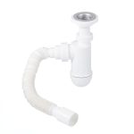 Сифон для раковины Alcadrain 1 1/4х40 мм с выпуском d60 мм белый (A41+A710/AG2105123710)